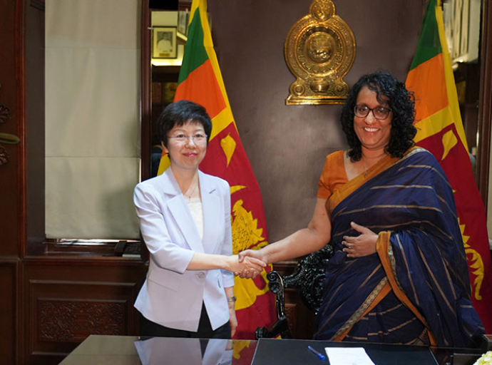 Vise President of ACWF, Meets Prime Minister of Sri Lanka