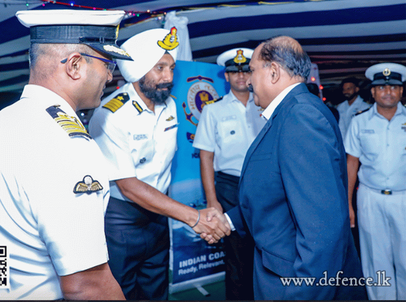 ICGS Vaibhav calls the port of Colombo