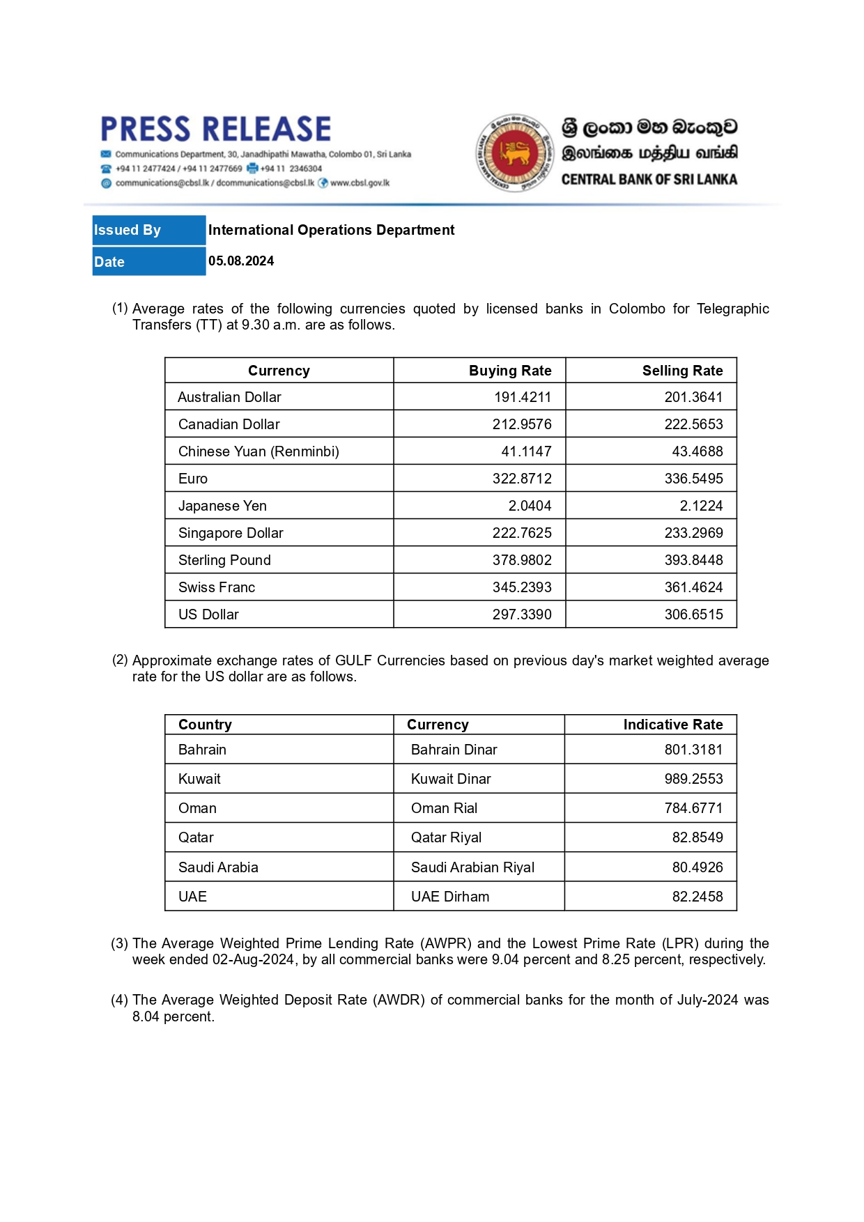 TT Rates as at 05 08 2024 1 page 0001