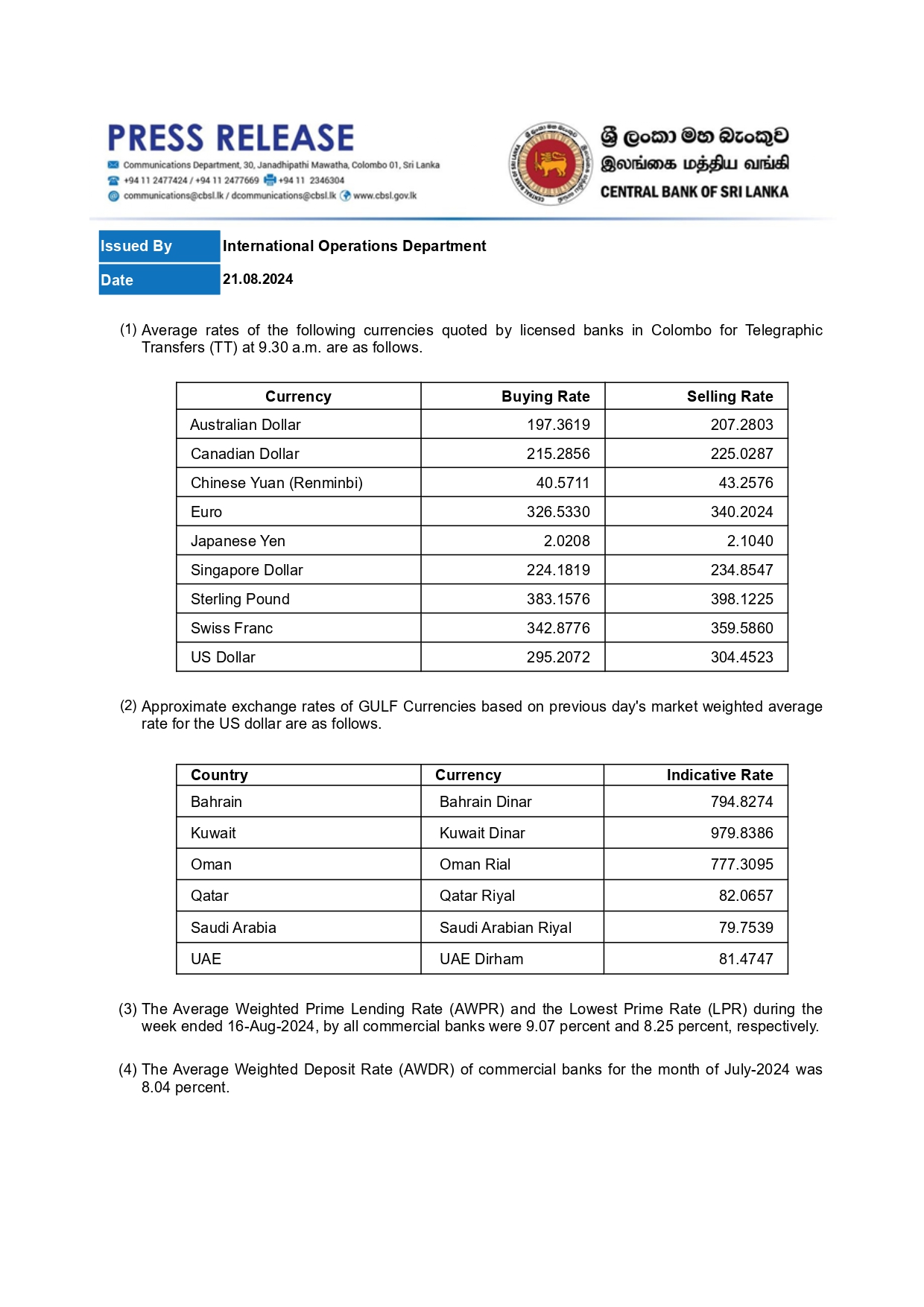 TT Rates as at 21 08 2024 page 0001