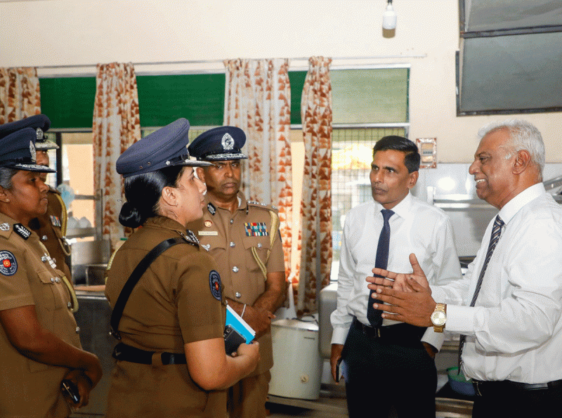 The Minister of Public Defence and parliamentary affairs had made an observation tour at Narahenpita Police Hospital