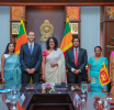 Courtesy Call by Mr. Charles Callanan, Director, South Asia Multi-Country Office, UNOPS, on the Prime Minister of Sri Lanka