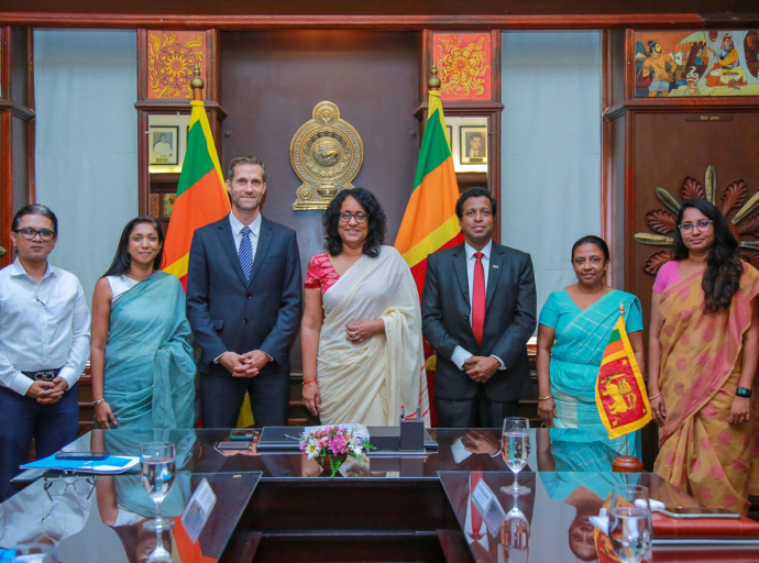 Courtesy Call by Mr. Charles Callanan, Director, South Asia Multi-Country Office, UNOPS, on the Prime Minister of Sri Lanka