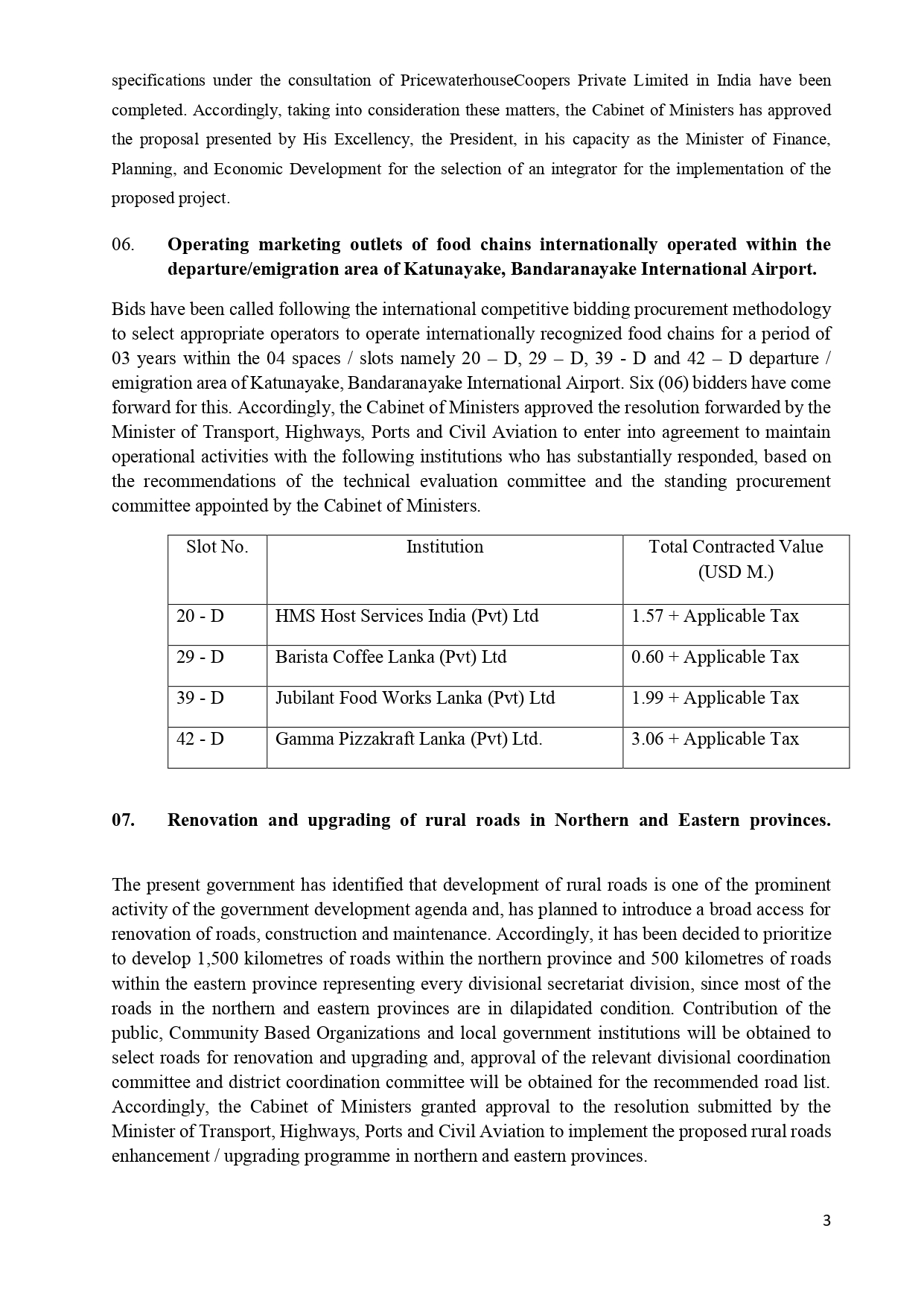 Cabinet Decisions on 09.02.2025 E 1 page 0003