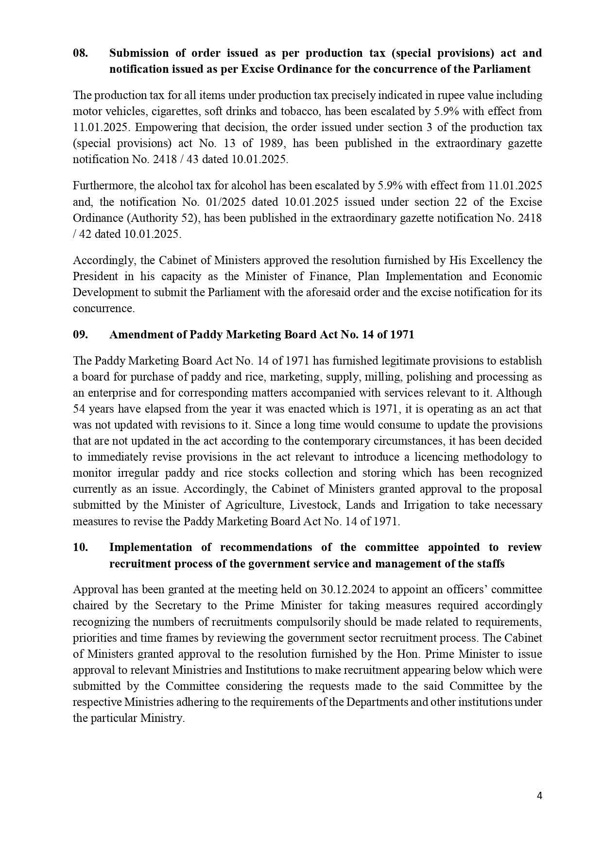 Cabinet Decisions on 09.02.2025 E 1 page 0004