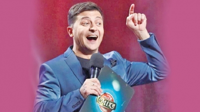 Comic poised to take over Ukraine Presidency