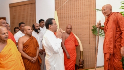 President  open the ‘Dauldena  Maha Nayake Thero’ commemorative building