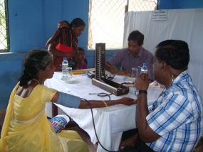 Medical camp by Wellawatte Lions today