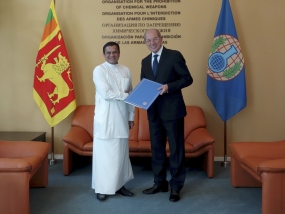 SL Ambassador presents credentials to the OPCW in the Hague