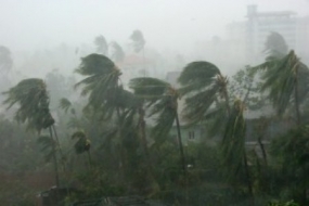 Thundershowers with strong winds in most parts