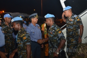 First ever SLAF Contingent for UNPK Heli-deploynent returns