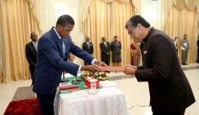 High Commissioner Sunil De Silva presents Credentials in the Republic of Zambia