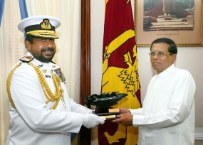 New Navy Commander calls on President