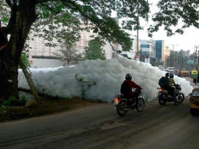 When the Varthur lake bubbled over