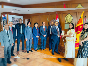 Ambassador of Sri Lanka to Thailand interacts with the Thai-Sri Lanka Chamber of Commerce