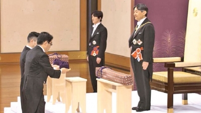 NARUHITO BECOMES JAPAN’S 126th EMPEROR