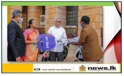 President presents motorbikes for PHIs