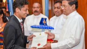 President congratulates GCE A/L top scorers