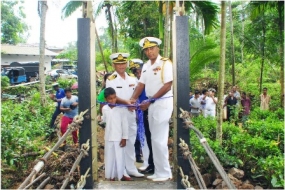 Reconstructed ‘Welamiriya Suspension Bridge’ opened