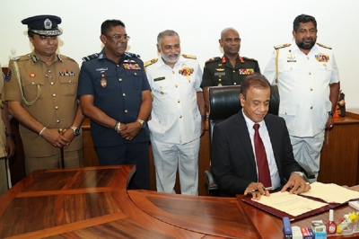 New Defence Secretary assumes office