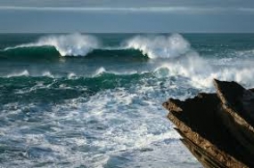 Rough sea areas with showers, thundershowers