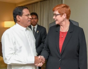 President meets Australian Defense Minister