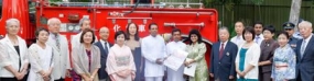 JSLFF gifts fire brigade, Ambulance to SLAF