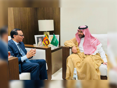 Ambassador Ameer Ajwad holds Productive Meeting with the Governor of Saudi Authority on Foreign Trade