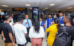 Sri Lankans rescued from cyber scam trafficking in Myanmar safely repatriated to Sri Lanka