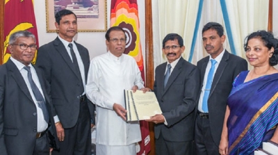 Interim report of inquiry into the  corruption &amp; fraud in Govt. handed over to the President