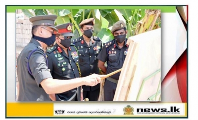 Commander Inspects Construction Site of the New Kitchen Complex