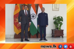 Foreign Minister Ali Sabry meets External Affairs Minister of India  for bilateral talks on the sidelines of the Raisina Dialogue, New Delhi